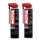 Kit Lubrificante Corrente Chain Clean C1 Chain Lube C4