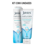 Kit Lubrificante Íntimo Jontex Naturals C 6un De 100g Cada