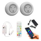 Kit Luminária Led Piscina Refletor 9w Aqua Light Comando