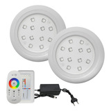 Kit Luminária Piscina 2 Superleds 18w