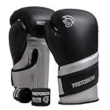 Kit Luva Boxe Muay Thai Elite Pretorian Par De Luvas Bangadem 3 5 Metros Preto Prata 14 Oz