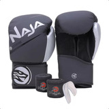 Kit Luva Boxe Muay Thai Mma Bandagem Bucal Naja Extreme
