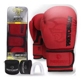 Kit Luva Pretorian Fx2 Boxe Muay Thai Bandagem Bucal Nfe