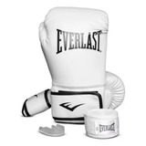 Kit Luvas Treino Boxe Muay Thai Everlast Core Training