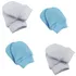 Kit Luvinha Bebê Recem Nascido 2 Pares Branco   2 Pares Azul
