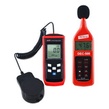 Kit Luxímetro Ld 400 Decibelímetro Dec 500 Certif Calib
