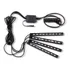 Kit Luz Atmosfera Interna 4 Tiras Rgb 9 Leds Tuning Tarponn