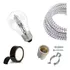Kit Luz De Churrasqueira Com Lâmpada 170w + Fio + Soquete + Luz Branco-quente 110v