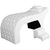 Kit Maca E Escada Para Massagem E Estética Corano Branco LM DECOR