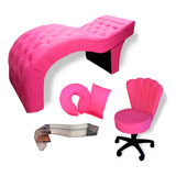 Kit Maca Estética 70cm E Cadeira Mocho Capa