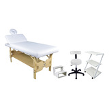 Kit Maca Para Massagem Reclinavel Escada Mocho Carrinho Z