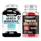 Kit Maca Peruana 2500mg 150 Capsulas Sem Gluten Testo Dilated 120 Capsulas Vitaminas E Minerais Com Boro