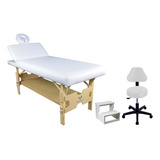Kit Maca Reclinavel 3 Posições Escada Mocho Comf Com Encosto