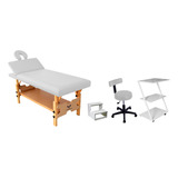 Kit Maca Reclinavel Com Regulagem Escada Mocho Carrinho Aux