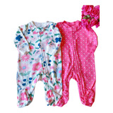 Kit Macacão Carters Pijama Bebê Menina Conjunto De 2 Peças 