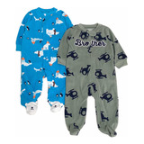 Kit Macacao Fleece Bebe