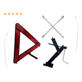 Kit Macaco Joelho Chave De Roda Cruz Triangulo Envio Rapido