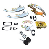 Kit Maçanetas cilindro fecho Fusca 78 A 96 mesma Chave 