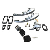 Kit Maçanetas cilindro fecho Fusca 78 A 96 mesma Chave 