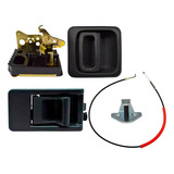 Kit Maçanetas Fechadura Batente E Cabo Porta Lateral Ducato