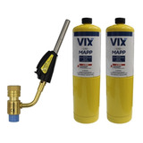 Kit Maçarico Automático 2 Gás Mapp 400