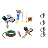 Kit Maçarico De Solda Mod 200 Oxi glp 13 Kg 2 Ext 3m Mang