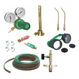 Kit Maçarico De Solda Mod 200 Oxigênio E Glp 2 Kgs 2 Ext 