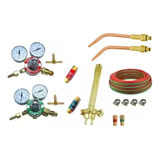 Kit Maçarico De Solda Oxigênio Acetileno Mangueira P Ppu
