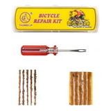 Kit Macarrão Remendo Pneu Tubeless Reparo Bike C Aplicador