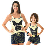 Kit Mãe E Filha Pijama Confort