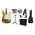 Kit Mãe Guitarra Condor Strato Rx10 Gdn Dourada Completo