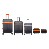 Kit Malas De Viagem Média P E Pp Mais 2 Frasqueiras