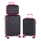 Kit Malas Viagem P 10kg M 23kg Frasqueira Original Barbie