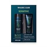 Kit Malbec Club Sensitive  Espuma De Barbear 190g   Balm Pós Barba 100g