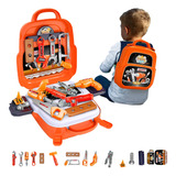 Kit Maleta De Ferramentas Infantil 22 Peças Brinquedo Menino