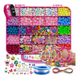 Kit Maleta Pote Para Fazer Colar E Pulseira Infantil P10 Comprimento 6 Mm Cor Kit Maleta De Fazer Pulseira Diâmetro 6 Mm