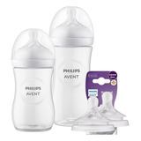 Kit Mamadeira Avent 3 0 260 330ml Bico N 5 6m 2 Unidades