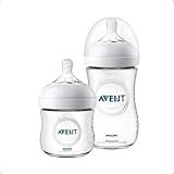 Kit Mamadeira Pétala Transparente 125ml E 260ml Philips Avent