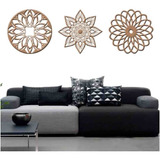 Kit Mandalas Decorativas Em Mdf 3mm