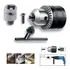 Kit Mandril Chave 1/2 Furadeira Adaptador De Impacto Rosca