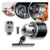 Kit Mandril Chave 1 2 Rosca 1 5 13mm Adaptador De Impacto