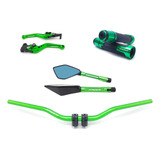 Kit Manete Manopla Guidão Retrovisor Fazer Gravado A Laser
