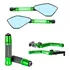 Kit Manete Manopla  Retrovisor Ninja 250 300 400 Kawasaki