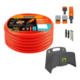Kit Mangueira Ats Antitorção 1 2 Suporte Fixo Tramont 25m