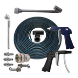 Kit Mangueira Compressor Ar 1 4 C Bico Encher Pneu Caminhão