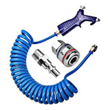 Kit Mangueira Espiral Cabine Com Engates 10 Mtrs