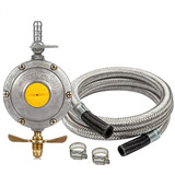 Kit Mangueira Gás Fogão Instalação Botijão Registro 1 50m