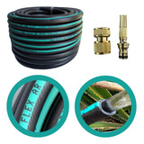 Kit Mangueira Jardim Resistente C Esguicho Pt300 1 2 25m