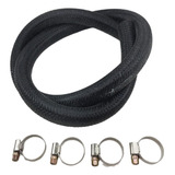 Kit Mangueira Lonada 1m 4 Abraçadeira 16 25mm Gnv 3a Geração
