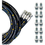 Kit Mangueira Prensada Suspensão A Ar Bloco 10mm Ou 8mm